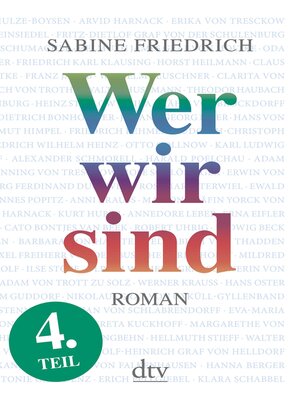 cover image of Wer wir sind (4) Roman. Vierter Teil